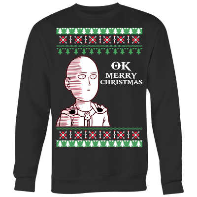 One-Punch-Man-Shirt-OK-Merry-Christmas-Shirt-Saitama-Shirt-merry-christmas-christmas-shirt-anime-shirt-anime-anime-gift-anime-t-shirt-manga-manga-shirt-Japanese-shirt-holiday-shirt-christmas-shirts-christmas-gift-christmas-tshirt-santa-claus-ugly-christmas-ugly-sweater-christmas-sweater-sweater--family-shirt-birthday-shirt-funny-shirts-sarcastic-shirt-best-friend-shirt-clothing-women-men-sweatshirt