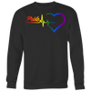 Pride Heartbeat Rainbow Shirt, LGBT Shirt, Nurse Shirt
