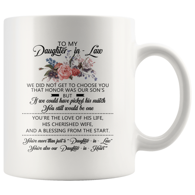 To My Daughter-in-law Mug, Daughter-in-law Mug