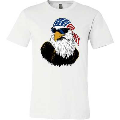 Patriotic Eagle Shirt White