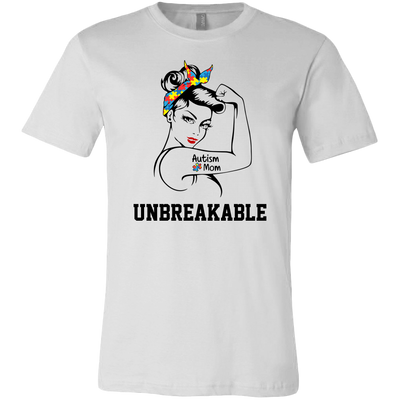 Autism-Mom-Shirt-Unbreakable-Shirt-Rosie-the-Riveter-Shirt-autism-shirts-autism-awareness-autism-shirt-for-mom-autism-shirt-teacher-autism-mom-autism-gifts-autism-awareness-shirt- puzzle-pieces-autistic-autistic-children-autism-spectrum-clothing-men-shirt