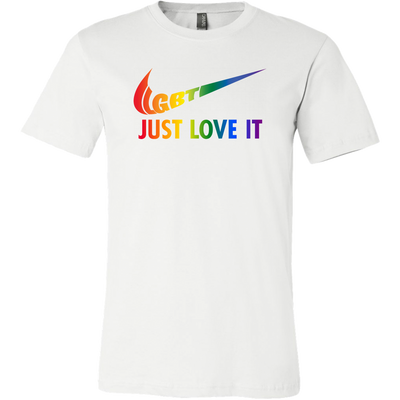 LGBT Just Love It Shirt 2018, LGBT Gay Lesbian Pride Shirt 2018 Bella Canvas