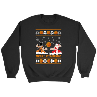 Christmas Sweatshirt, Merry Christmas, Anime, Anime T-shirt, Manga, Santa Claus, Christmas, Holiday Shirt, Christmas Shirts, Sweater.
