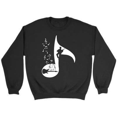 Guitar Shirt, Guitar Music Note Shirt