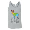 Oh-Deer-I'm-Queer-Shirts-LGBT-SHIRTS-gay-pride-shirts-gay-pride-rainbow-lesbian-equality-clothing-women-men-unisex-tank-tops