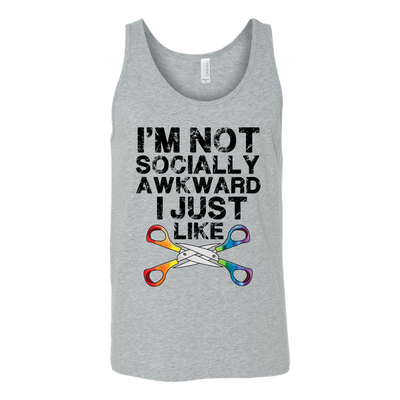 I'M-NOT-SOCIALLY-AWKWARD-I-JUST-LIKE-SCISSORS-lgbt-shirts-gay-pride-rainbow-lesbian-equality-clothing-women-men-unisex-tank-tops