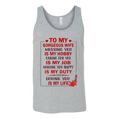 To-My-Gorgeous-Wife-Shirt-gift-for-wife-wife-gift-wife-shirt-wifey-wifey-shirt-wife-t-shirt-wife-anniversary-gift-family-shirt-birthday-shirt-funny-shirts-sarcastic-shirt-best-friend-shirt-clothing-women-men-unisex-tank-tops
