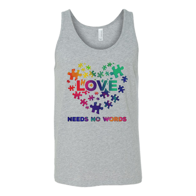 Love-Needs-No-Words-Shirts-autism-shirts-autism-awareness-autism-shirt-for-mom-autism-shirt-teacher-autism-mom-autism-gifts-autism-awareness-shirt- puzzle-pieces-autistic-autistic-children-autism-spectrum-clothing-women-men-unisex-tank-tops