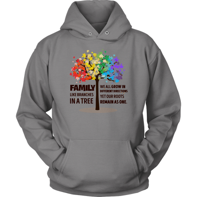 Family-Like-Branches-In-A-Tree-Shirt-autism-shirts-autism-awareness-autism-shirt-for-mom-autism-shirt-teacher-autism-mom-autism-gifts-autism-awareness-shirt- puzzle-pieces-autistic-autistic-children-autism-spectrum-clothing-women-men-unisex-hoodie