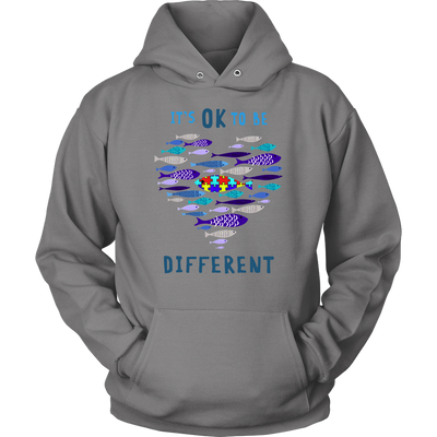 It's Ok To Be Different Shirts, Autism Shirt, White Shirts