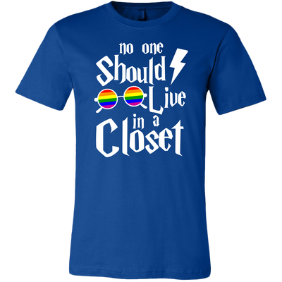 No One Closet Blue Shirt, LGBT Shirt