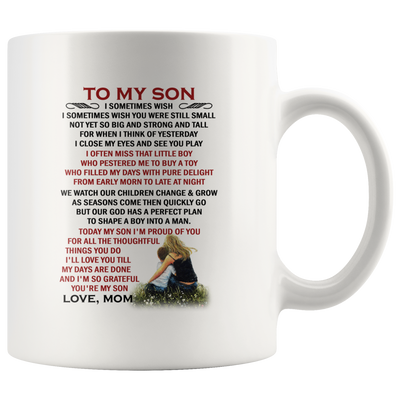 To My Son I Sometimes Wish Mug, Son Mug